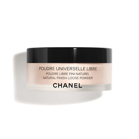 chanel poudre universelle libre natural finish loose powder 30 naturel|Chanel dusting powder with puff.